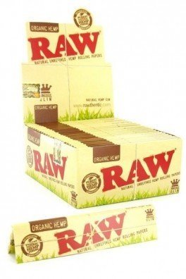 RAW Organic Hemp feuilled à rouler King Size