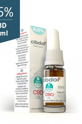 Huile de CBD Cibdol (2,5% CBD)